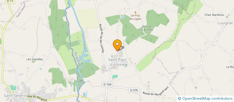 localisation de l'entreprise MONSIEUR LUDOVIC GRIVELET  SAINT-PAUL-LIZONNE