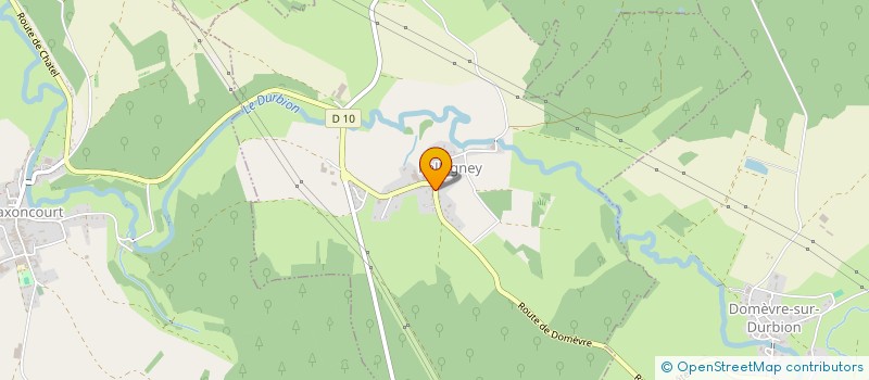 localisation de l'entreprise MONSIEUR LUDOVIC GROSJEAN  PALLEGNEY