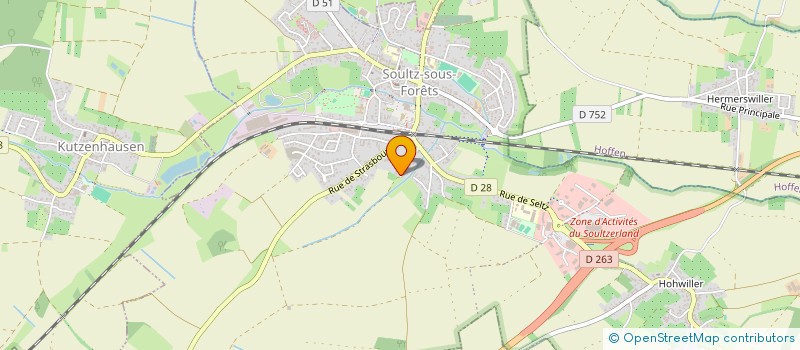 localisation de l'entreprise MONSIEUR LUDOVIC GROSSHOLTZ  SOULTZ-SOUS-FORETS