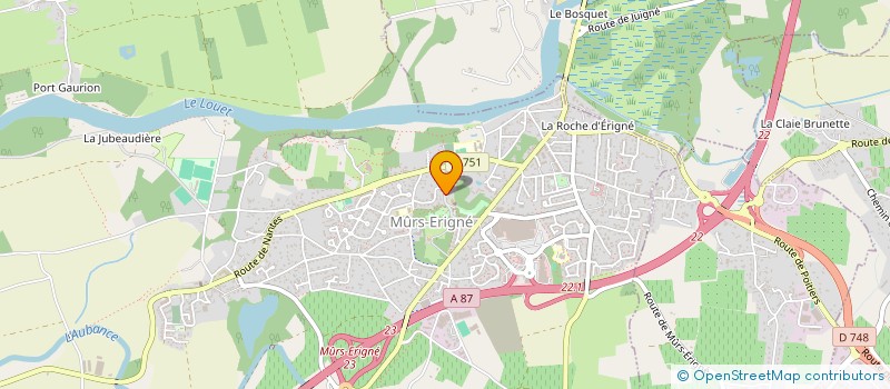 localisation de l'entreprise MONSIEUR LUDOVIC GUEDE  MURS-ERIGNE