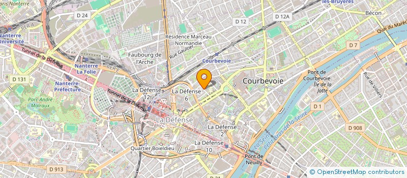 localisation de l'entreprise MONSIEUR LUDOVIC GUEDES à COURBEVOIE