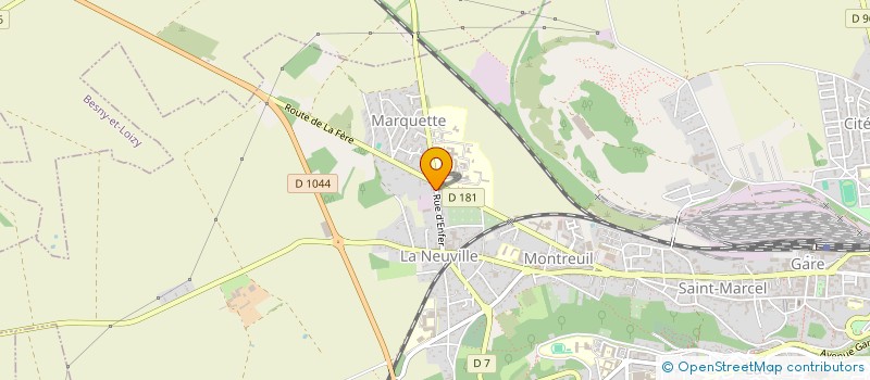 localisation de l'entreprise MONSIEUR LUDOVIC GUEDES à LAON
