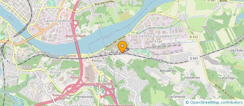 localisation de l'entreprise MONSIEUR LUDOVIC GUEDON  MOUGUERRE