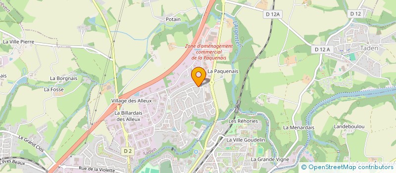 localisation de l'entreprise MONSIEUR LUDOVIC GUERARD  TADEN