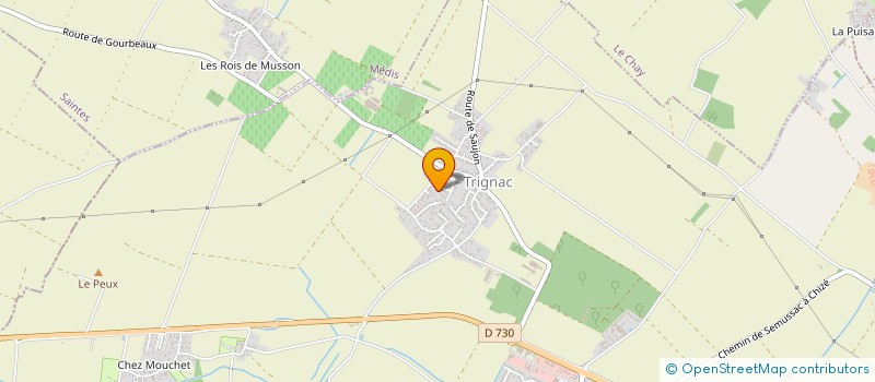 localisation de l'entreprise MONSIEUR LUDOVIC GUERIN  SEMUSSAC