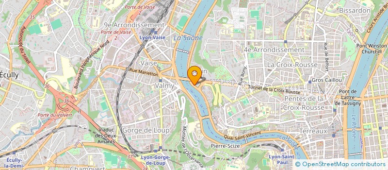 localisation de l'entreprise MONSIEUR LUDOVIC GUIGNARD  LYON