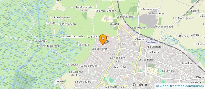 localisation de l'entreprise MONSIEUR LUDOVIC GUILLET à COUERON