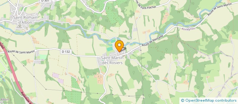 localisation de l'entreprise MONSIEUR LUDOVIC GUILLIEN  ALBON