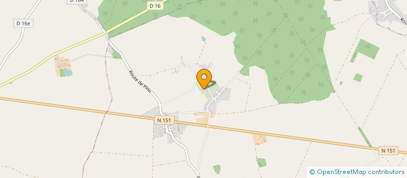 localisation de l'entreprise MONSIEUR LUDOVIC GUILLIN  CIVRAY