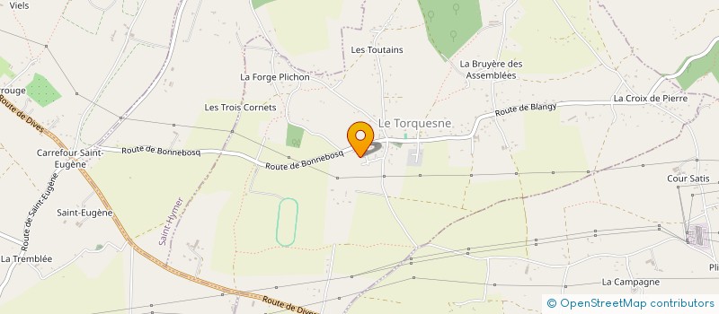 localisation de l'entreprise MONSIEUR LUDOVIC GUILLOU  LE TORQUESNE