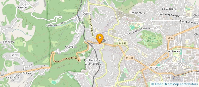 localisation de l'entreprise MONSIEUR LUDOVIC GUIMARAES  CLERMONT-FERRAND