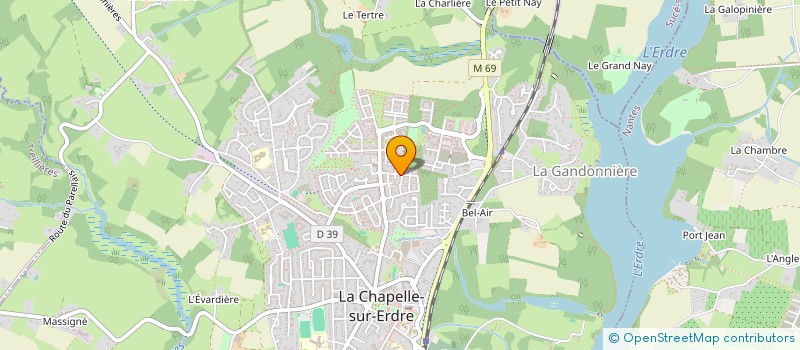 localisation de l'entreprise MONSIEUR LUDOVIC GUINEL à LA CHAPELLE-SUR-ERDRE