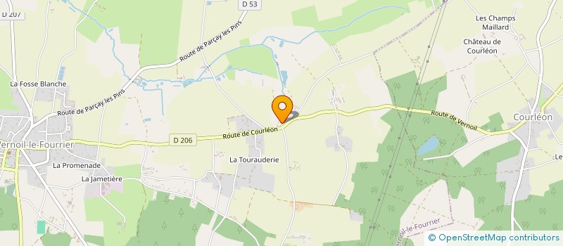 localisation de l'entreprise MONSIEUR LUDOVIC GUINOISEAU à VERNOIL-LE-FOURRIER