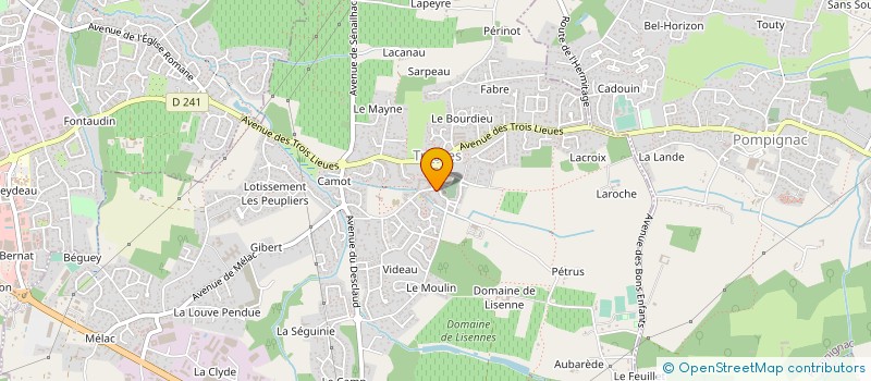 localisation de l'entreprise MONSIEUR LUDOVIC GUY  TRESSES