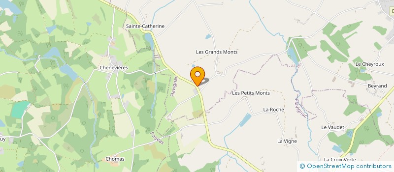 localisation de l'entreprise MONSIEUR LUDOVIC GUYONNET  FLAVIGNAC