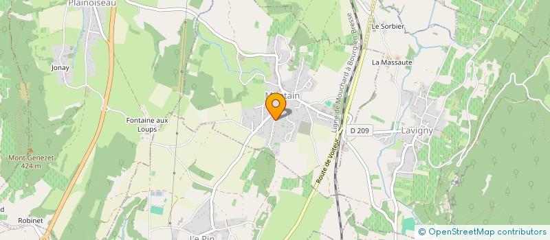 localisation de l'entreprise MONSIEUR LUDOVIC GUYOT  MONTAIN