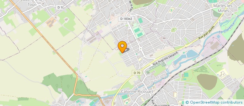 localisation de l'entreprise MONSIEUR LUDOVIC GUYOT  CALONNE-RICOUART