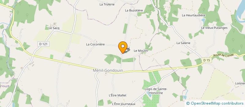 localisation de l'entreprise MONSIEUR LUDOVIC HACQUEBART à PUTANGES-LE-LAC