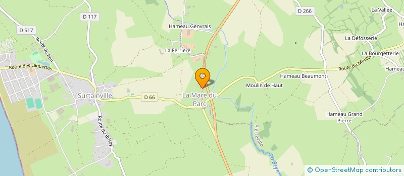 localisation de l'entreprise MONSIEUR LUDOVIC HAMEL  SURTAINVILLE