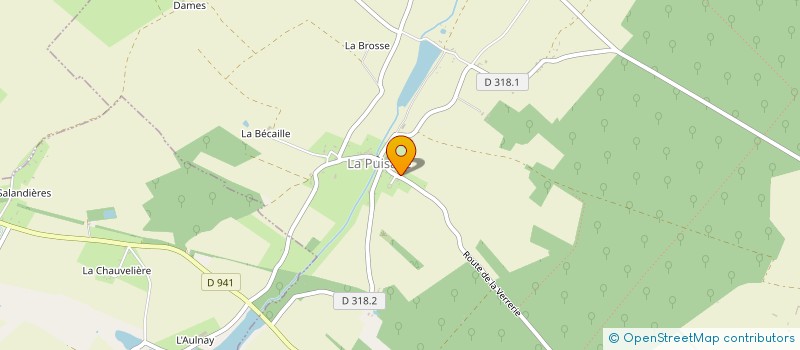 localisation de l'entreprise MONSIEUR LUDOVIC HAMON à LA PUISAYE