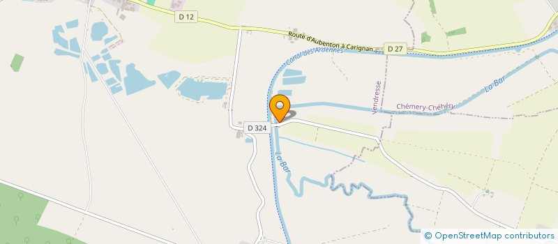 localisation de l'entreprise MONSIEUR LUDOVIC HANICOTTE  VENDRESSE