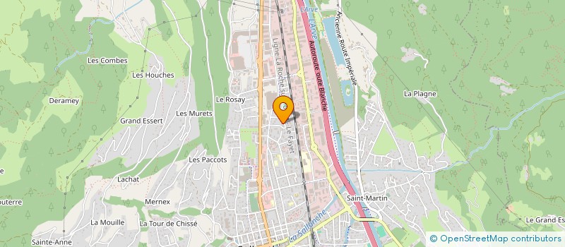 localisation de l'entreprise MONSIEUR LUDOVIC HANNICQ  SALLANCHES