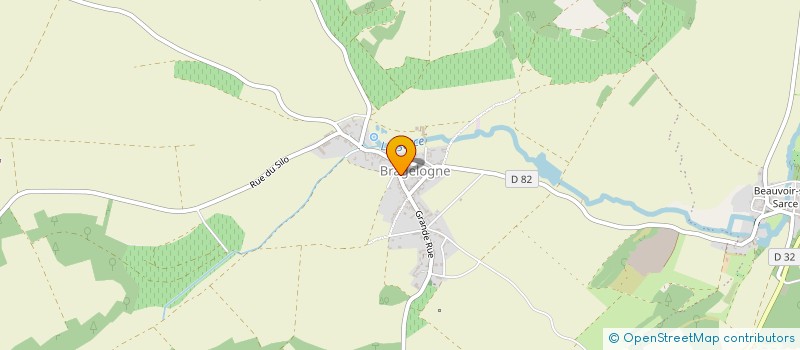 localisation de l'entreprise MONSIEUR LUDOVIC HARDY  BRAGELOGNE-BEAUVOIR