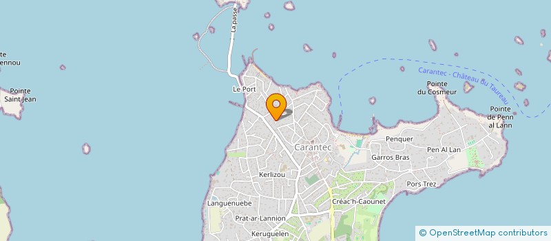 localisation de l'entreprise MONSIEUR LUDOVIC HARENG  CARANTEC