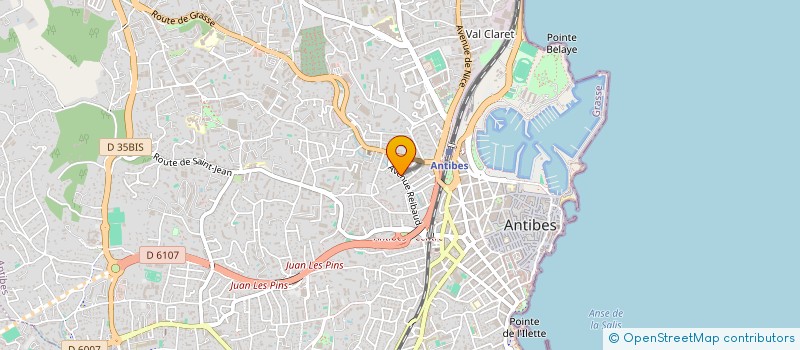 localisation de l'entreprise MONSIEUR LUDOVIC HARO à ANTIBES