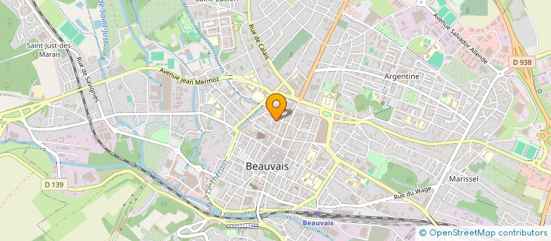 localisation de l'entreprise MONSIEUR LUDOVIC HAY  BEAUVAIS