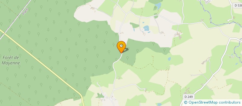 localisation de l'entreprise MONSIEUR LUDOVIC HELARD  SAINT-GERMAIN-LE-FOUILLOUX