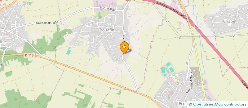 localisation de l'entreprise MONSIEUR LUDOVIC HEMMERY  BOUAFLE