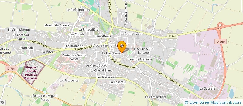 localisation de l'entreprise MONSIEUR LUDOVIC HENRI à DOUE-EN-ANJOU