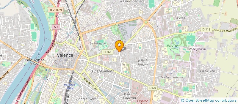 localisation de l'entreprise MONSIEUR LUDOVIC HERAULD à BOURG-LES-VALENCE