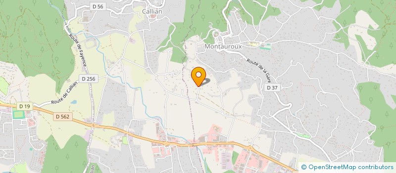 localisation de l'entreprise MONSIEUR LUDOVIC HERVE  MONTAUROUX