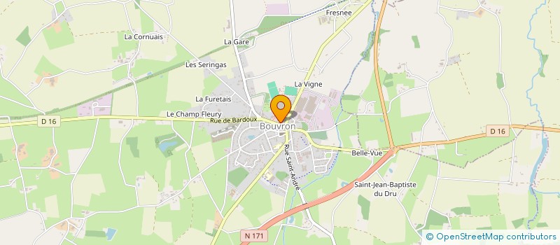 localisation de l'entreprise MONSIEUR LUDOVIC HERVOUET  BOUVRON