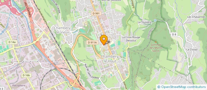 localisation de l'entreprise MONSIEUR LUDOVIC HIRAM  CHAMBERY