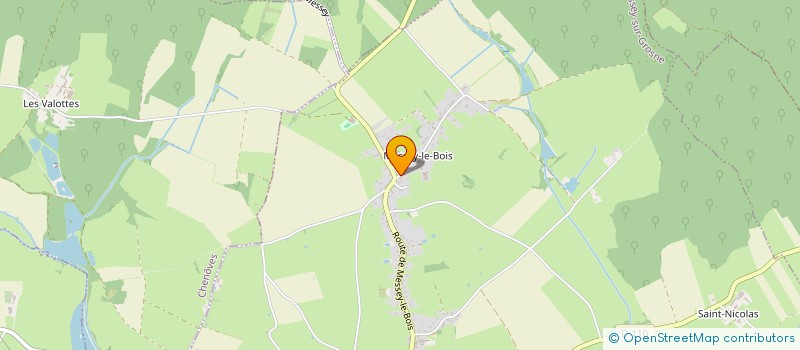 localisation de l'entreprise MONSIEUR LUDOVIC HIVERT  MESSEY-SUR-GROSNE