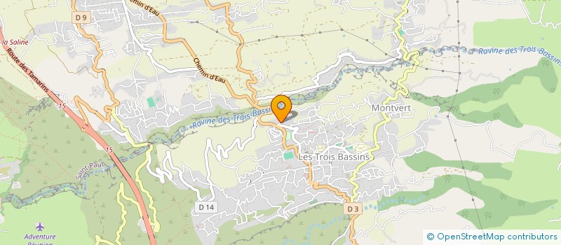 localisation de l'entreprise MONSIEUR LUDOVIC HOARAU  LES TROIS-BASSINS