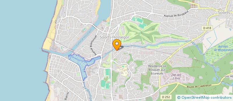 localisation de l'entreprise MONSIEUR LUDOVIC HOAREAU  CAPBRETON