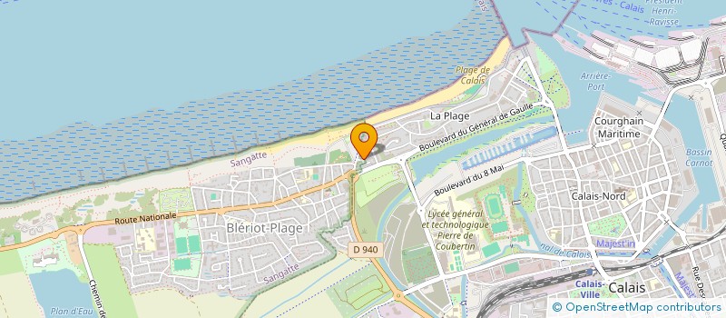 localisation de l'entreprise MONSIEUR LUDOVIC HOCHART  SANGATTE