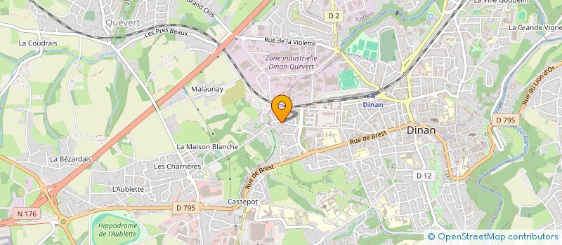 localisation de l'entreprise MONSIEUR LUDOVIC HOLDERER à DINAN