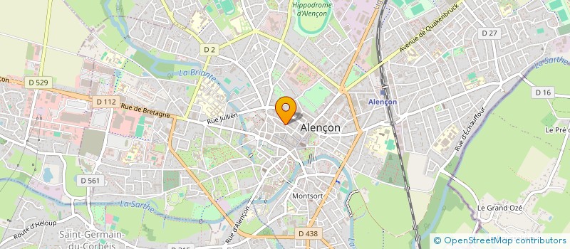 localisation de l'entreprise MONSIEUR LUDOVIC HOMO à ALENCON