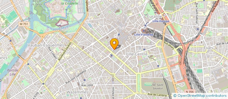 localisation de l'entreprise MONSIEUR LUDOVIC HOUBRON à LILLE