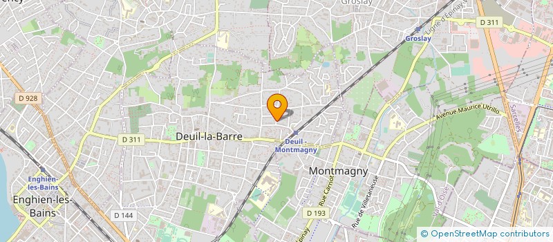 localisation de l'entreprise MONSIEUR LUDOVIC HTIN KYAW LWIN  DEUIL-LA-BARRE