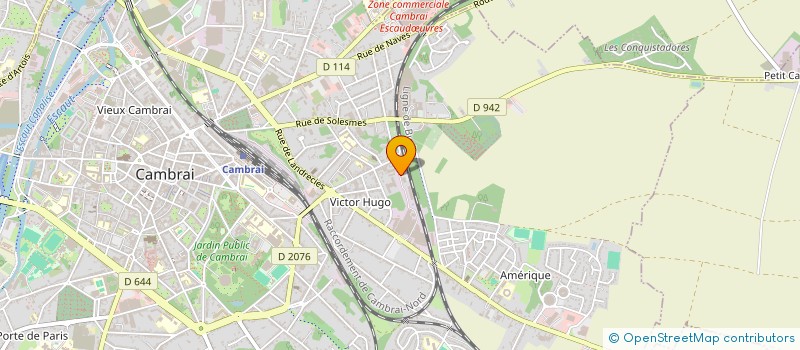 localisation de l'entreprise MONSIEUR LUDOVIC HUCLIEZ à CAMBRAI