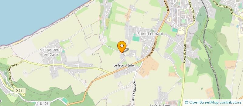 localisation de l'entreprise MONSIEUR LUDOVIC HUET  SAINT-LEONARD