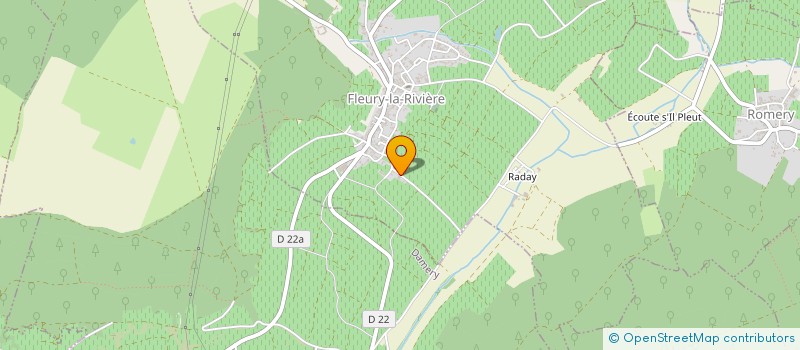 localisation de l'entreprise MONSIEUR LUDOVIC HUSSON  FLEURY-LA-RIVIERE