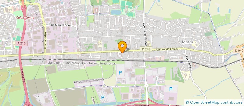 localisation de l'entreprise MONSIEUR LUDOVIC HYART  MARCK