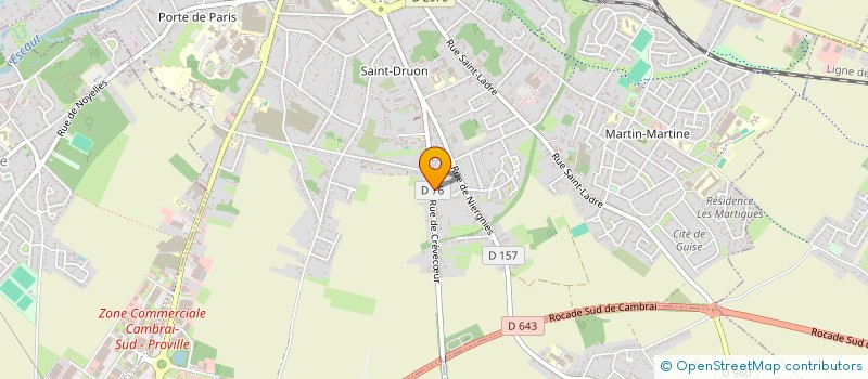 localisation de l'entreprise MONSIEUR LUDOVIC IDKOWIAK  CAMBRAI